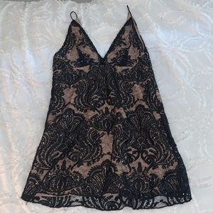 Free people dangerous love black dress